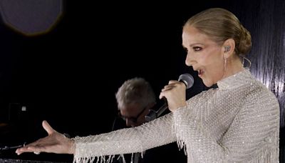 Mil horas de trabajo, 500 metros de flecos... los detalles del vestido de Céline Dion en París