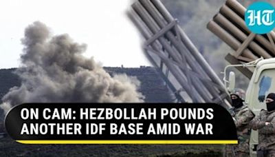 Hezbollah's Katyusha Rocket Barrage Destroys IDF's Tsnobar Base In Golan Heights | Watch