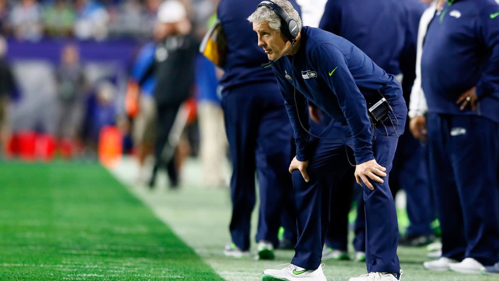 Pete Carroll takes responsibility for Super Bowl XLIX call, Marshawn Lynch disagrees