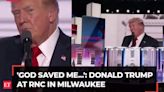 'God saved me...,' says Donald Trump, pitches himself as President for 'all of America'