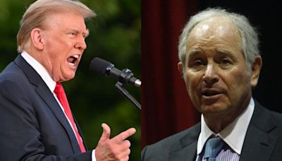 Blackstone CEO Steve Schwarzman says he will back Trump, citing concerns over rise in antisemitism