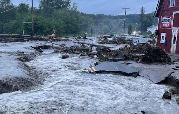 Vermont's Northeast Kingdom hit hard by destructive flooding; Photos show severe damage