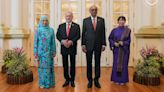 President Tharman welcomes Malaysian King and Queen for May 6-7 visit