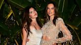 Alessandra Ambrosio and Lookalike Daughter Anja, 15, Celebrate NYE in Twinning Sparkly Minidresses