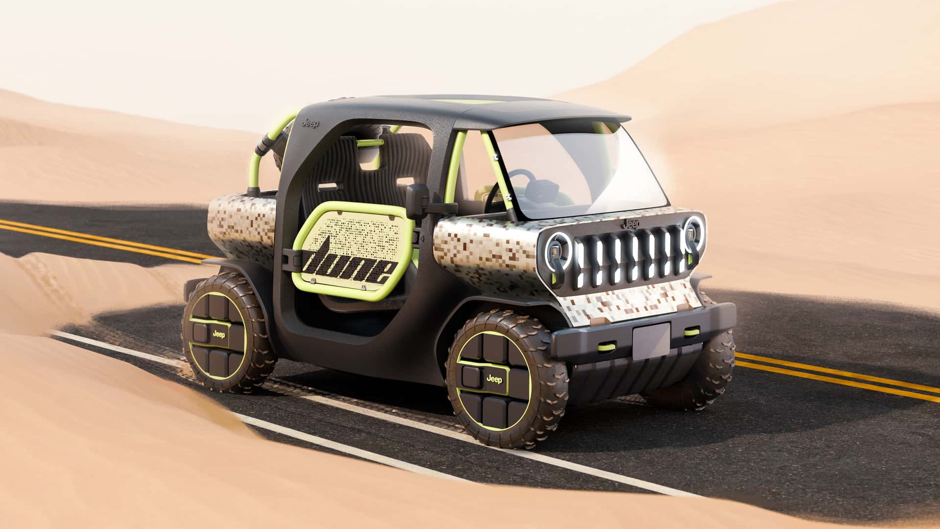 The Jeep Dune Concept Is An Adorable, Pint-Sized Wannabe EV Off-Roader