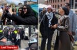 Ilhan Omar’s daughter returns to Columbia with her mom to cheer on anti-Israel protesters as deadline to clear out nears