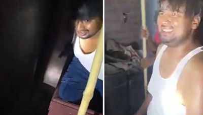 Video: Youth Brutally Thrashed After Getting Caught Hidden Inside Trunk At Girlfriend’s Home In UP’s Azamgarh