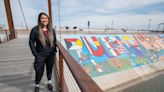 Contest-winning artist completes levee mural, brings Pueblo one step closer to world record