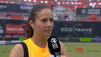 Daria Kasatkina had frank reply when told Aryna Sabalenka is her next match