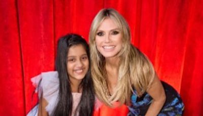 AGT: Heidi Klum hits Golden Buzzer for nine-year-old Pranysqa Mishra