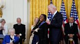 Biden awards Medal of Freedom to Biles, McCain, Giffords