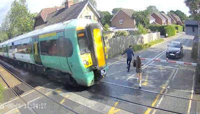 Shocking footage shows level crossing near misses as rail bosses launch safety bid