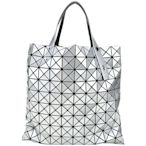 ISSEY MIYAKE PRISM 三宅一生 BAOBAO 10x10 亮片幾何手提托特包(銀色)