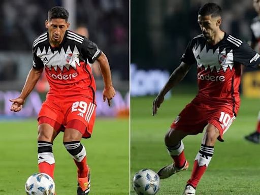 Rodrigo Aliendro y Manuel Lanzini, los dos jugadores que tuvieron un rol clave en el triunfo ante Libertad