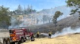 As temperature hits 101, two firefighters are injured in Napa-area fire