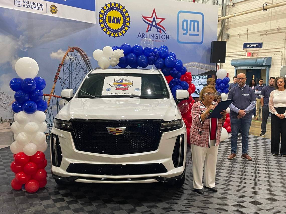 GM Arlington Assembly rolls out its 13 millionth vehicle: A $150,000 Cadillac Escalade-V