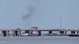 Barge hits bridge connecting Galveston and Pelican Island, causing partial collapse and oil spill