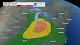 How common are enhanced risks of severe weather in Indiana?