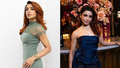 Samantha stuns in chic pastel, navy blue looks for 'Citadel: Honey Bunny' events