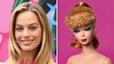 Margot Robbie channeled the first-ever Barbie doll in one of her 'Barbie' press looks