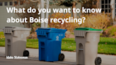 Join us at the Boise Farmers Market, meet reporter Nicole Blanchard and learn about recycling