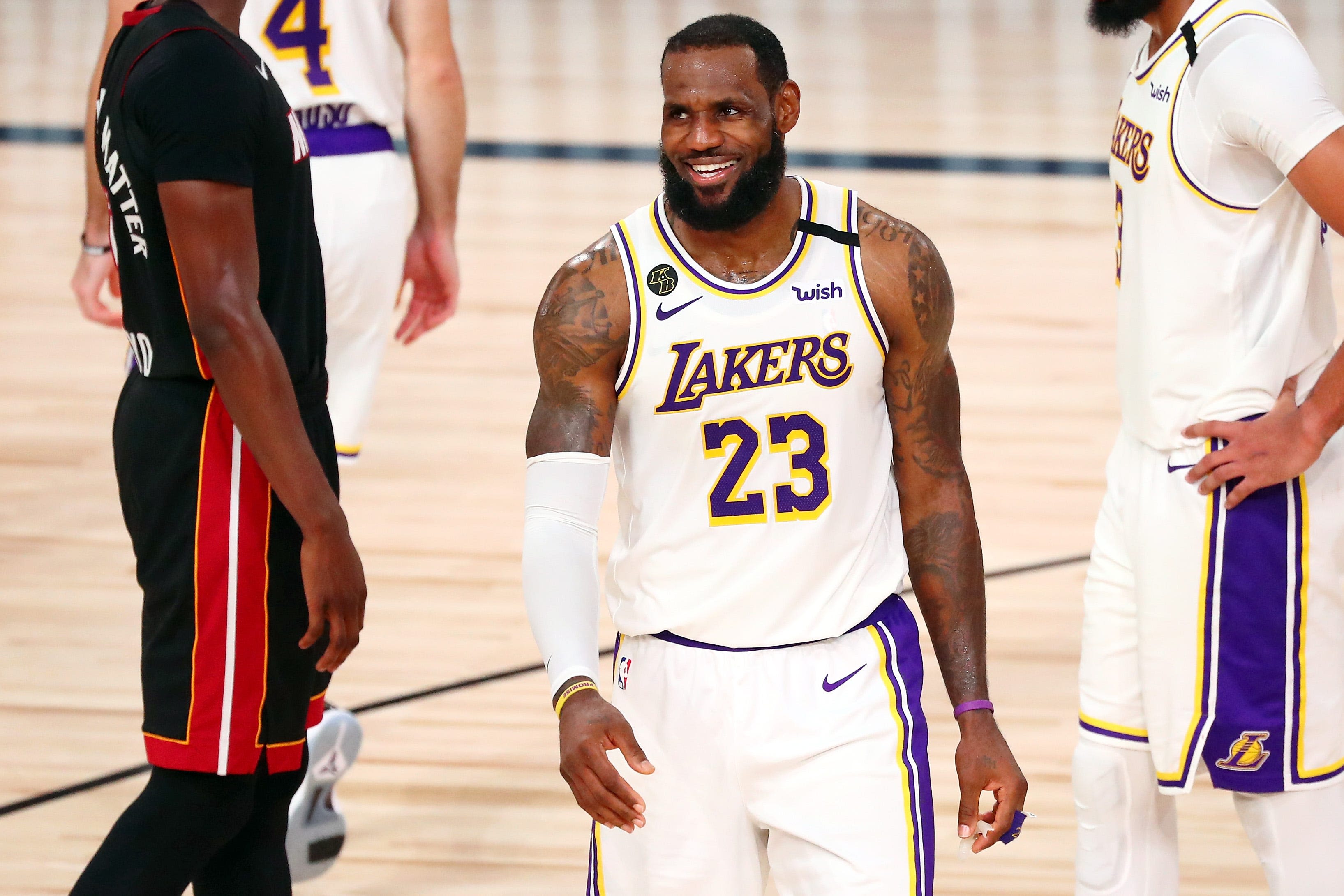 LeBron James' social media post about missing the 2019-20 NBA champion Lakers