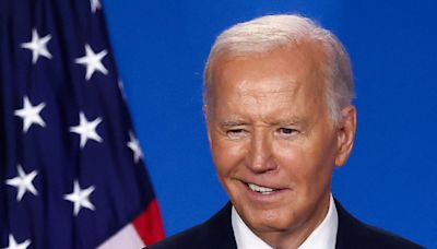 Biden scorches Trump for ‘riding around in his golf cart’ during question on his schedule