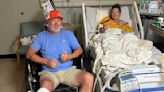 Shark bite victim recalls kicking it and mistaking it for 'huge fish'