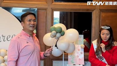 影／「最美士官長」劉香慈3寶性別趴 白色氣球飛出兩人滿臉困惑！