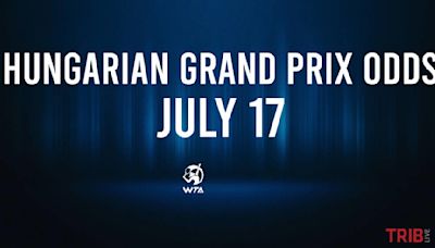Hungarian Grand Prix Women's Singles Odds and Betting Lines - Wednesday, July 17