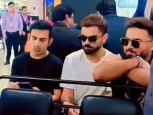 WATCH: Virat Kohli, Gautam Gambhir, Rishabh Pant Enjoy Golf cart ride at Kanpur airport