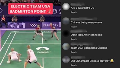 Racist comments hit Instagram video of US badminton players at Paris Olympics