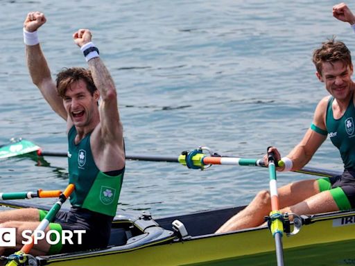 Olympics rowing: Ireland's Paul O'Donovan and Fintan McCarthy retain lightweight double sculls title