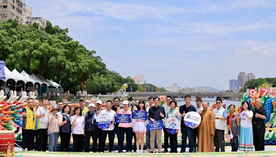 GO!TOGETHER一起上 陳其邁市長攜手最強外掛女神安芝儇 體驗愛河端午龍舟點睛祈福 | 蕃新聞