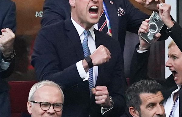 Prince William Goes Nuts Watching England Beat Switzerland in UEFA European Championship