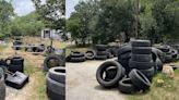 Bastrop County man arrested for illegally dumping tires on his property and nearby cul-de-sac