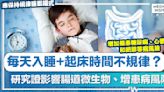 睡眠時間｜每天入睡+起床時間不規律？研究證影響腸道微生物、增患病風險！