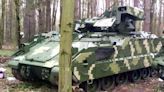 First photos of M2 Bradley’s in Ukraine’s green-and-gray camo appear