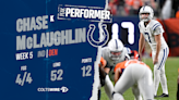 Colts’ Chase McLaughlin named AFC Special Teams Player of the Week