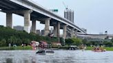 影音／雙北淹水現場！板橋堤外車卡積水區