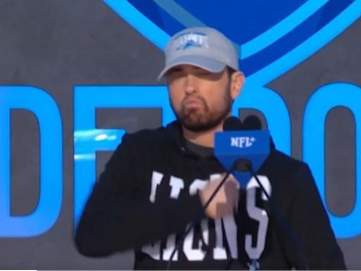 Draft NFL 2024 | Eminem se presenta en el inicio del Draft NFL 2024 y hace un anuncio inesperado para sus fans