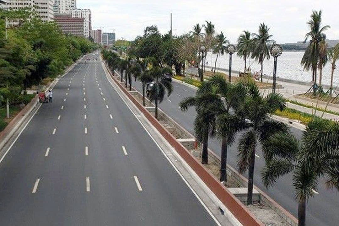 Manila to close a portion of Roxas Boulevard on Sundays to aid exercise - BusinessWorld Online