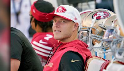 49ers star running back Christian McCaffrey out for season opener against Jets