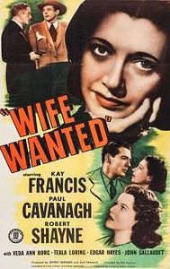 Wife Wanted (1946 film)