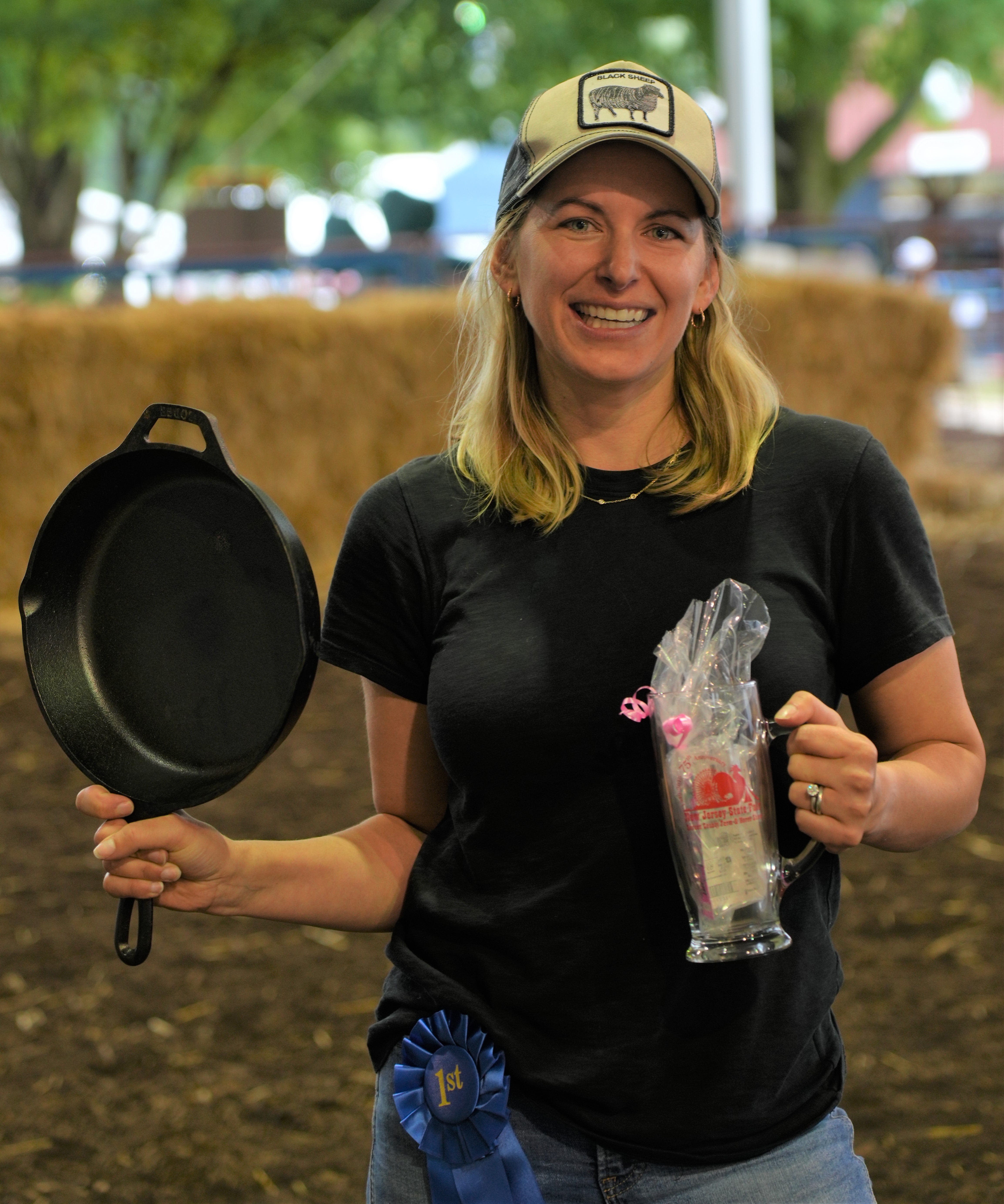 Olympics has the spotlight. But Sussex County has the cast-iron skillet toss. Meet the champ