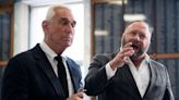 Roger Stone makes donation plea for Alex Jones after verdict says he must pay $49m for Sandy Hook 'hoax' claims