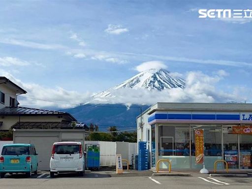 日本便利商店LAWSON成拍富士山景點 總公司致歉祭對策