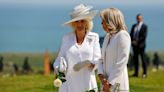 Decoding Queen Camilla and Brigitte Macron’s synchronised white outfits at the D-Day commemorations
