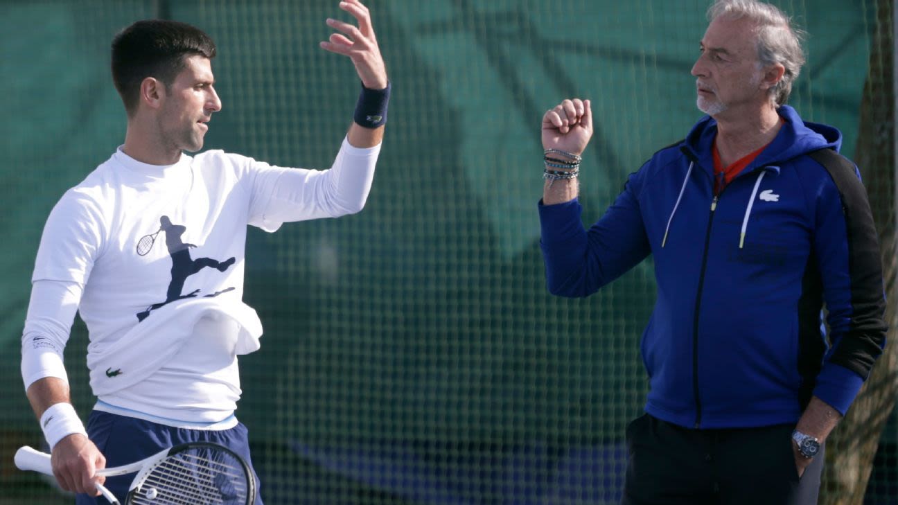 Djokovic thanks fitness coach for 'amazing years'