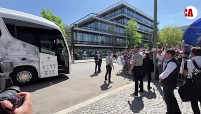 Así fue la llegada del Real Madrid a su hotel de concentración en Múnich - MarcaTV